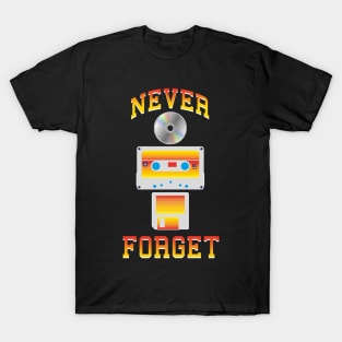 Never Forget - Old School Tech T-Shirt